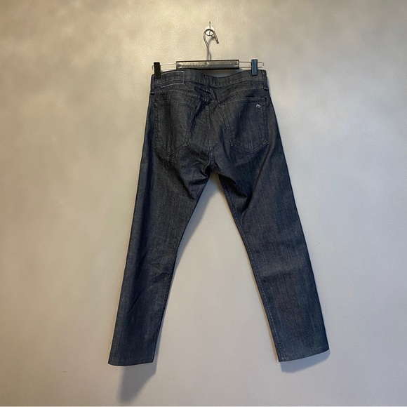 Rag & Bone Fit 2 Slim Tonal Rise Buttoned Stretch Jeans NWOT - Picture 4 of 9
